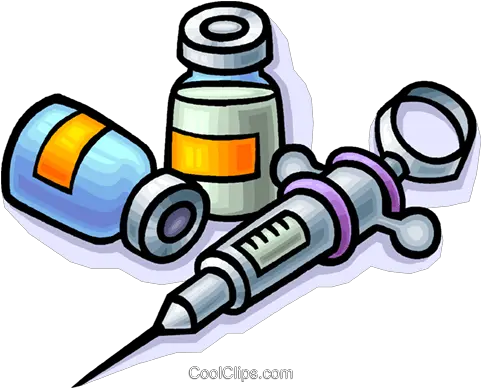 Needles With Medicine Royalty Free Vector Clip Art Clip Art Medications Png Syringe Clipart Png