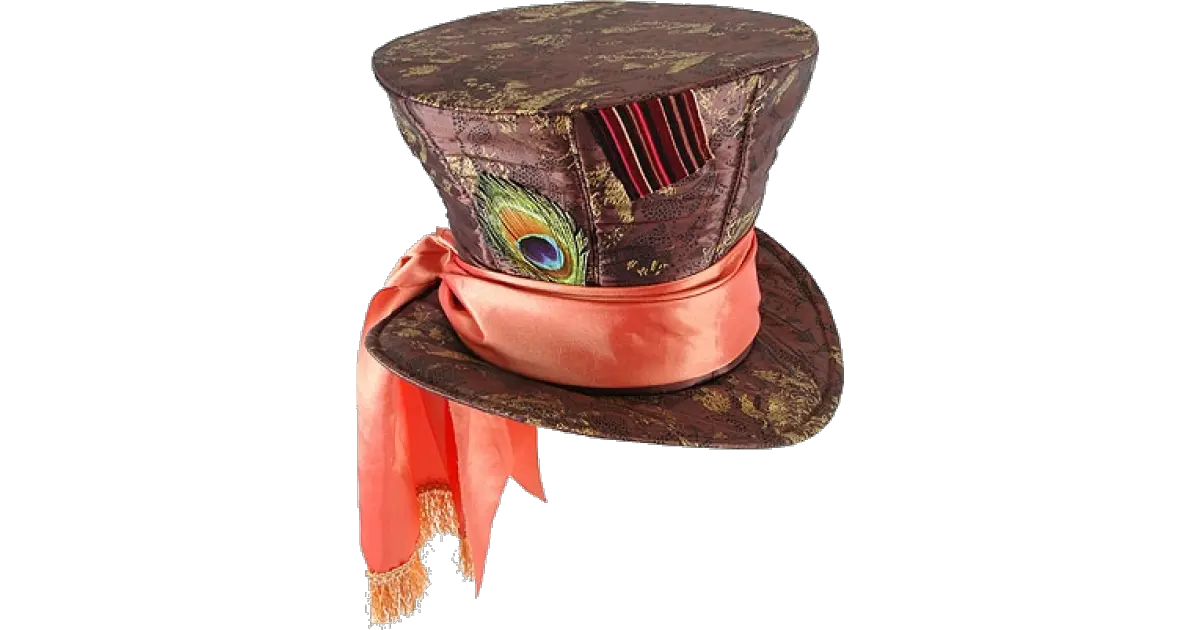 Anne René Šširi Tophat Madhatter Trendmenet Alice In Wonderland Mad Hatter Hat Png Mad Hatter Hat Png