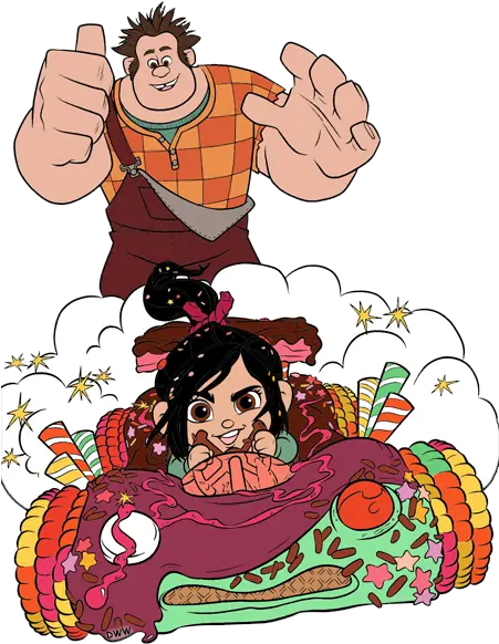 Wreck It Ralph Clip Art Disney Clip Art Galore Wreck It Ralph And Vanellope Art Png Wreck It Ralph Logo