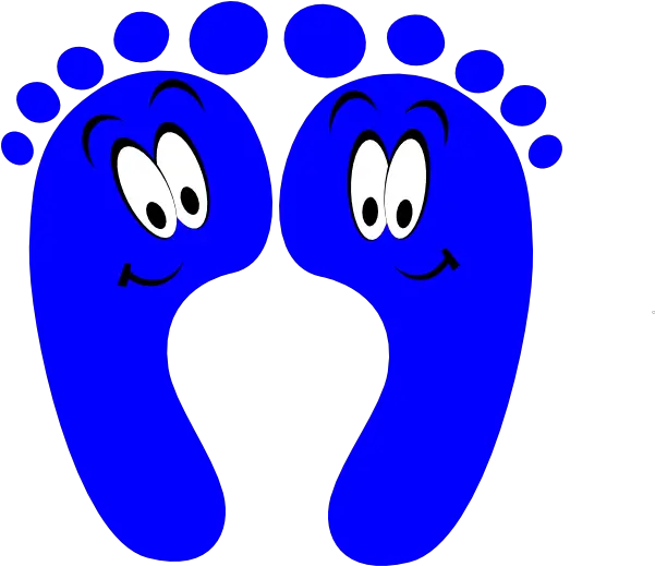 Feet Png Blue Happy Feet Svg Clip Arts 600 X 518 Px Dibujos De Pies Animados Feet Png