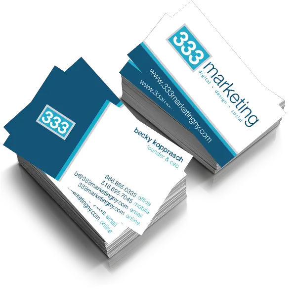 Business Horizontal Png Social Media Logos For Business Cards