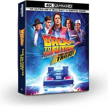 Back To The Trilogy Back To The Future Bluray 4k Png Back To The Future Logo Transparent