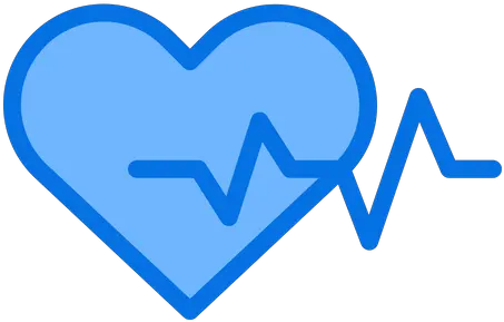 Heartbeat Icon Of Colored Outline Style Available In Svg Heart Beat Icon Blue Png Heartbeat Png