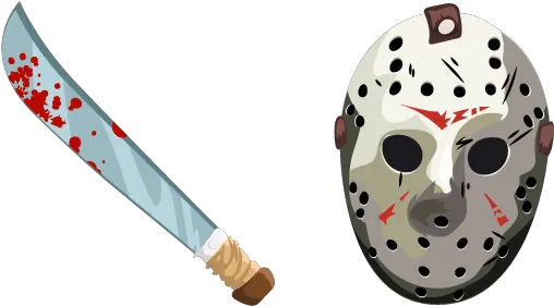 Friday The 13th Jason Voorhees Cursor U2013 Custom Goaltender Mask Png Jason Vorhees Png