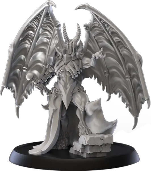 Demon Lord Of Horror Statue Png Demon Wings Png
