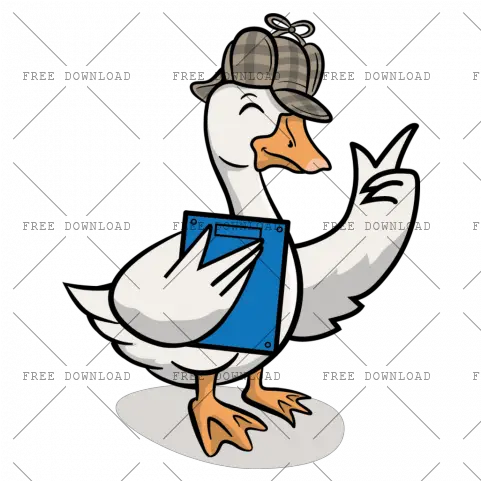 Duck Goose Swan Bird Png Image With Cartoon Goose Swan Png