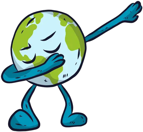 Planet Earth Gesture Flat Transparent Png U0026 Svg Vector File Reduce Reuse Recycle Cartoon Planet Earth Png