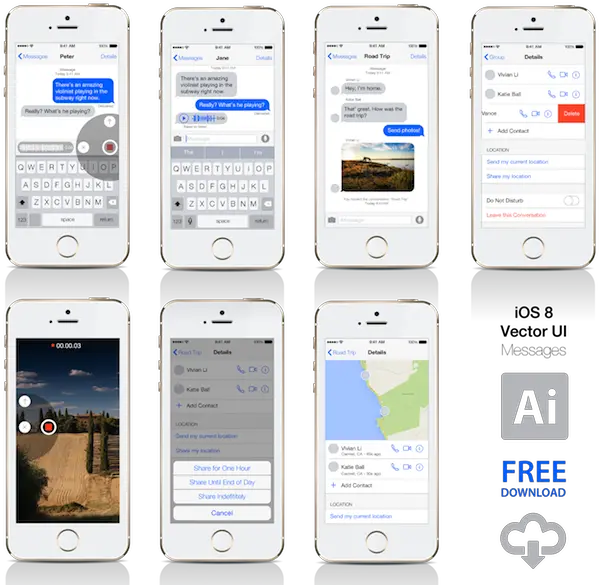 Vector Iphone Smartphone Ios Message Bubble Ui Png Iphone Message Png