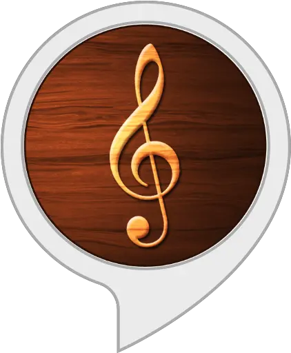 Amazoncom String Tuner Alexa Skills Solid Png Treble Clef Icon