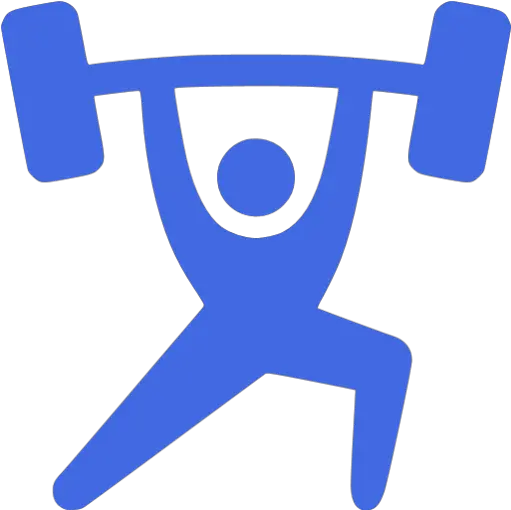Royal Blue Weightlift Icon Free Royal Blue Weight Icons Weightlifting Icon Png Weight Icon