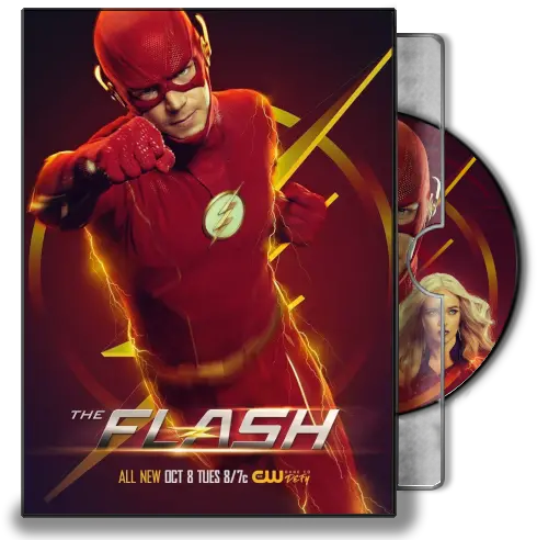 The Flash 2019 Flash Season 6 Folder Icon Png Back To The Future Folder Icon