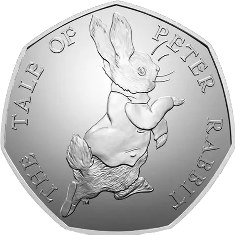 2017 Peter Rabbit 50p Peter Rabbit 50p 2016 Png Peter Rabbit Png