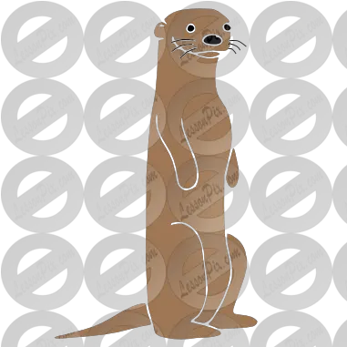 Otterpng 380380 Stencils Crafts North American River Otter Otter Png