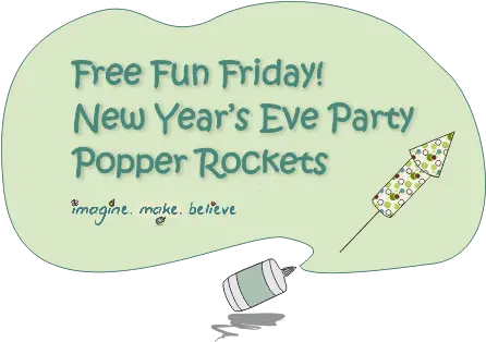 New Yearu0027s Eve Party Poppers Rockets Imagine Make Believe Gift Png Party Popper Png
