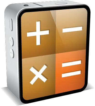 Iphone 4 Mini Black 09 Icons Free Calculator Icon 3d Png Iphone Icons Png