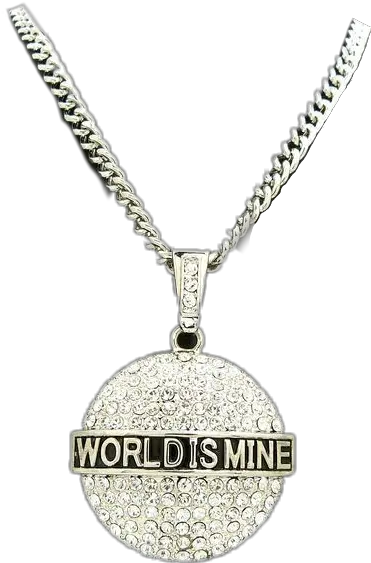 Mine Iced Out Pendant Chain Locket Png Chain Png