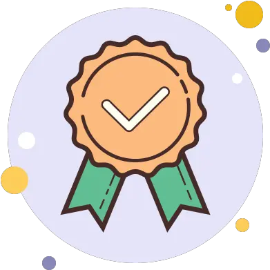 Guarantee Icon In Circle Bubbles Style Certificate Icon Cute Png Guarantee Icon Png