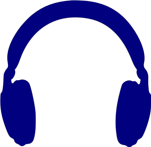 Navy Blue Headphones 2 Icon Free Navy Blue Headphones Icons Silhouette Listening To Music Clipart Png Headphones Png Transparent