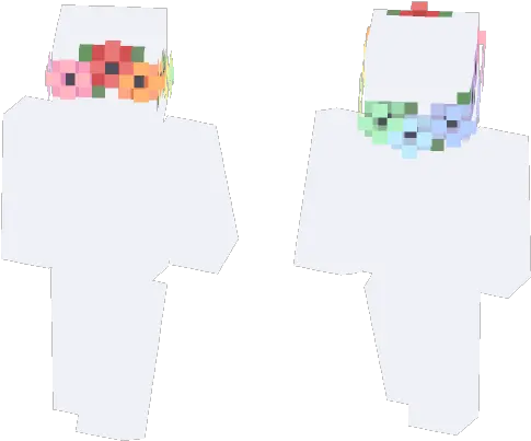 Download Rainbow Flower Crown Base Minecraft Skin For Free Minecraft Flower Crown Base Png Flower Crowns Png