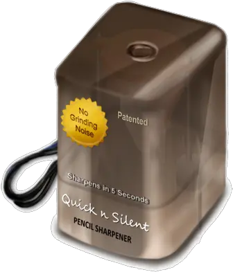 Quick N Silent Pencil Sharpener Silent Pencil Sharpener Png Pencil Sharpener Png