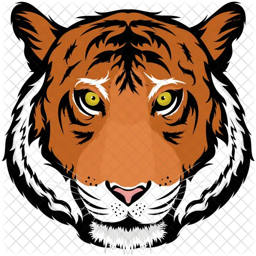 Tiger Face Icon Of Flat Style Tiger Face Icon Png Tiger Face Png