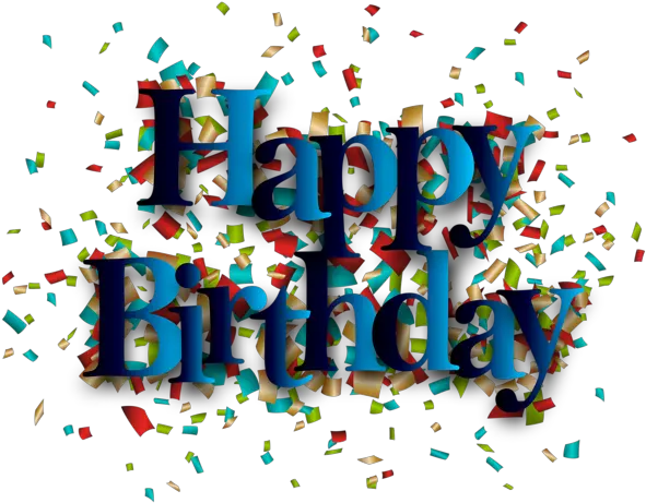 Blue Happy Birthday Png Clip Art Image Happy Birthday Picart Happy Birthday Png Transparent