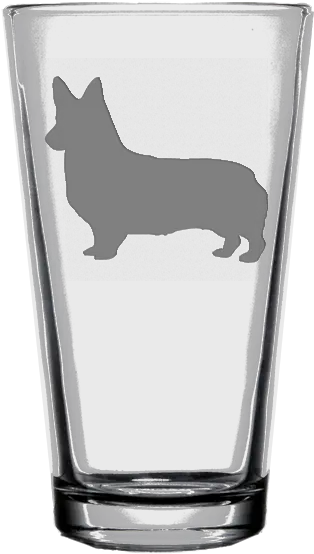 Pembroke Welsh Corgi Dog Pint Glass Pint Glass Saint Day Png Corgi Png