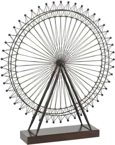 Covell Ferris Wheel Decor Metal London Eye Png Ferris Wheel Png