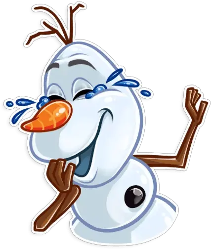 Stickers Set For Telegram Sticker Olaf Png Olaf Transparent