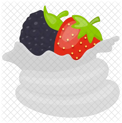 Berry Pavlova Icon Cartoon Pavlova Png Berry Png