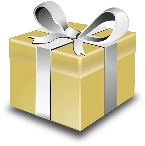 Present Gift Gold Present Clip Art Png Gold Bow Png