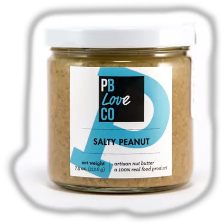 Salty Peanut Butter Made With Real Fod Salty Peanut Butter Png Peanut Transparent