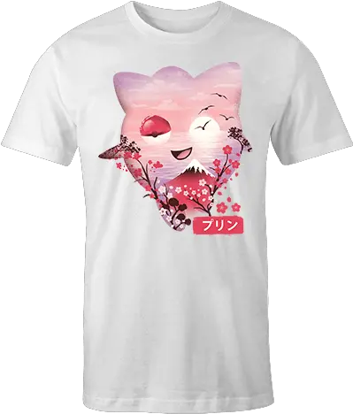 Ukiyo Jigglypuff Sublimation Dryfit Shirt Ml T Shirt Design Png Jigglypuff Png