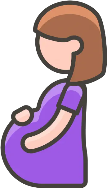 Pregnant Woman Emoji Pregnant Woman Icon Vector Clipart Png Female Icon Vector