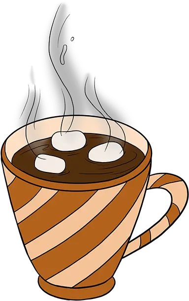 Transparent Background Hot Chocolate Clipart Png Draw A Cup Of Hot Chocolate Marshmallow Transparent Background
