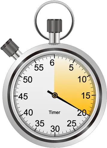 Stopwatch Stop Watch 20 Seconds Png Stopwatch Transparent