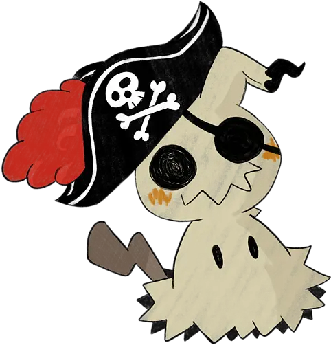 Mimikyu Is A Pirate Duvet Cover Mimikyu Pirate Png Mimikyu Png