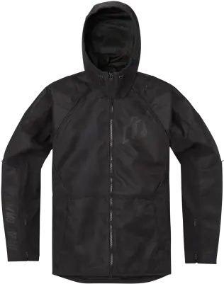 Icon Black 4xl Street Water Resistant Airform Jacket 2820 5499 Ebay Hooded Png Water Repellent Icon