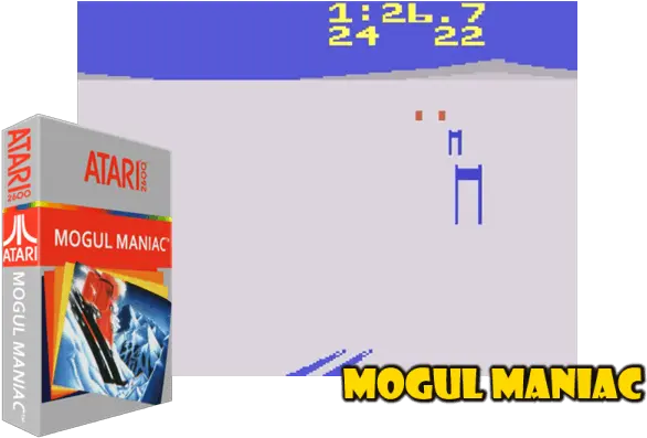 Mogul Maniac Atari 2600 Boutiquedugeekfr Vertical Png Atari 2600 Png