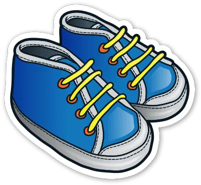 Gym Shoes Clipart Blue Sneaker Shoes For Kids Clipart Png Shoe Clipart Png