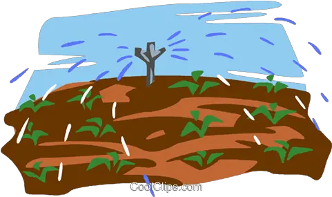 Irrigation Watering Crops Royalty Free Watering Crops Clipart Png Crops Png