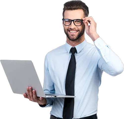 Being A Great It Guy Means You Need To Keep In Check With Business Man With Laptop Png Guy Png