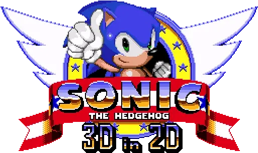 Sonic 3d In 2d By Sotaknuck Sonic 3d In 2d Png Sonic Transparent Background