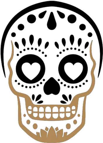 Download Enroll In Tacology Easy Sugar Skull Pumpkin Sugar Skull Pumpkin Stencil Png Sugar Skull Png