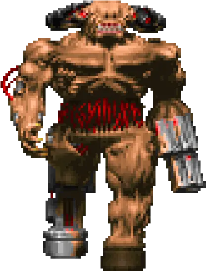 Vgjunk The Demons Of Doom Harbinger Of Doom Wolfenstein Png Doom 2 Icon Of Sin