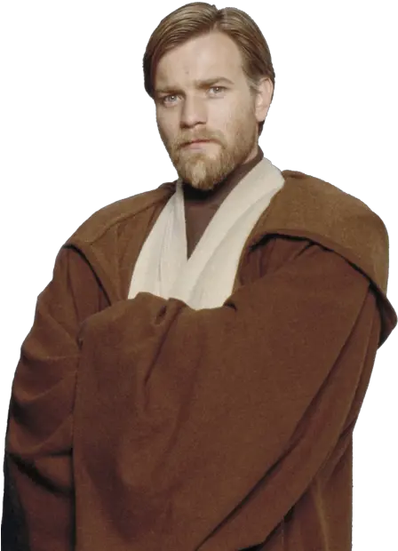 Star Wars Obi Wan Young Png Image With Obi Wan Kenobi Episode 3 Hair Obi Wan Png