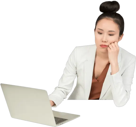 Technology Asian Black Hair Thinking Png Photos U0026 Pictures Thinking Asian Girl Png Black Woman Png