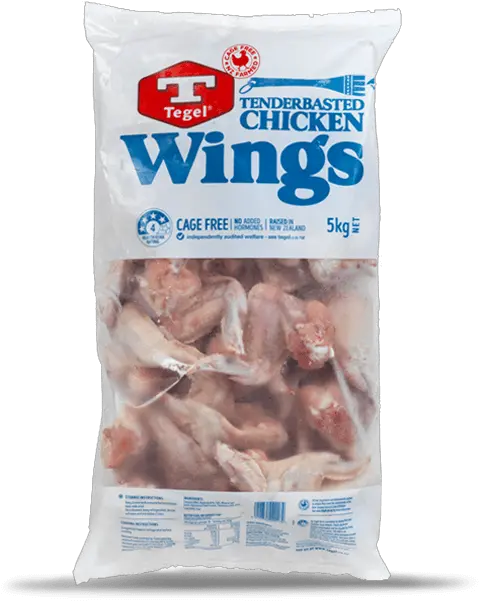 Tegel Frozen Chicken Wings 5kg Dog Food Png Chicken Wings Transparent