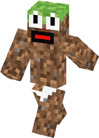 Grass Block And Lol Skin Minecraft Skins Dirt Man Minecraft Skin Png Minecraft Grass Block Png