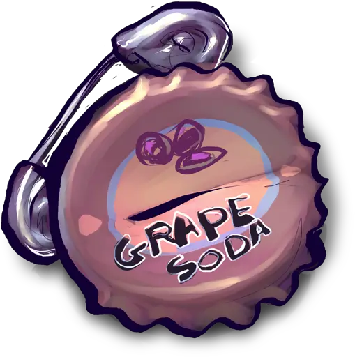 Things Grape Soda Safety Pin Icon Ultrabuuf Iconset Mattahan Grape Soda Cartoon Png Soda Png